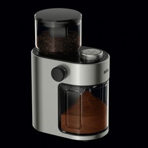 Braun Burr Coffee Grinder - KG7070 Stainless Steel/Black 7.4 x 5.2 x 10.6 inches